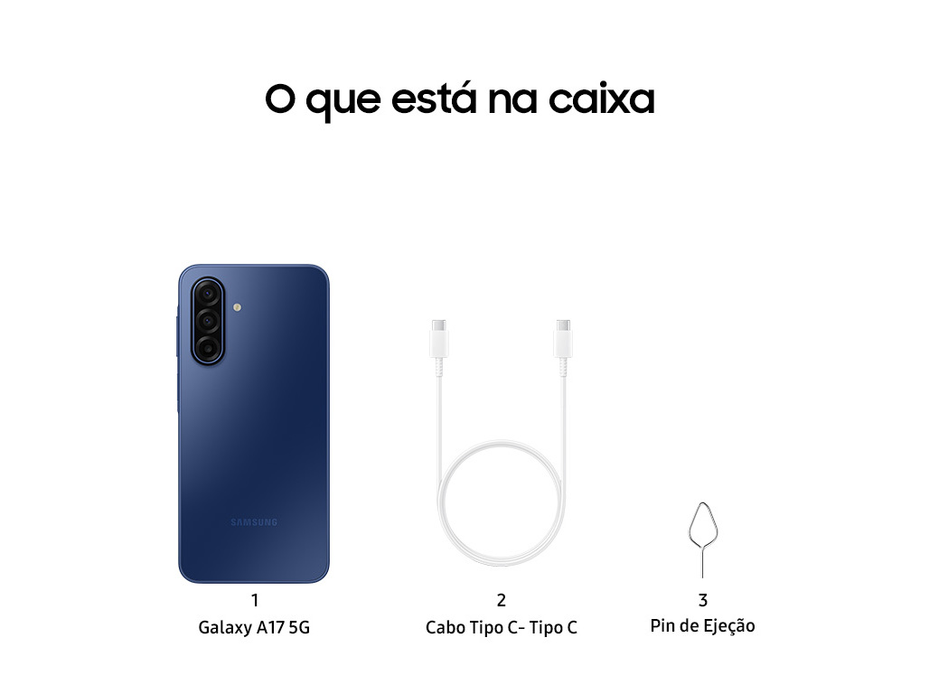 SMARTPHONE SAMSUNG AZUL 256GB GALAXY A17 5G