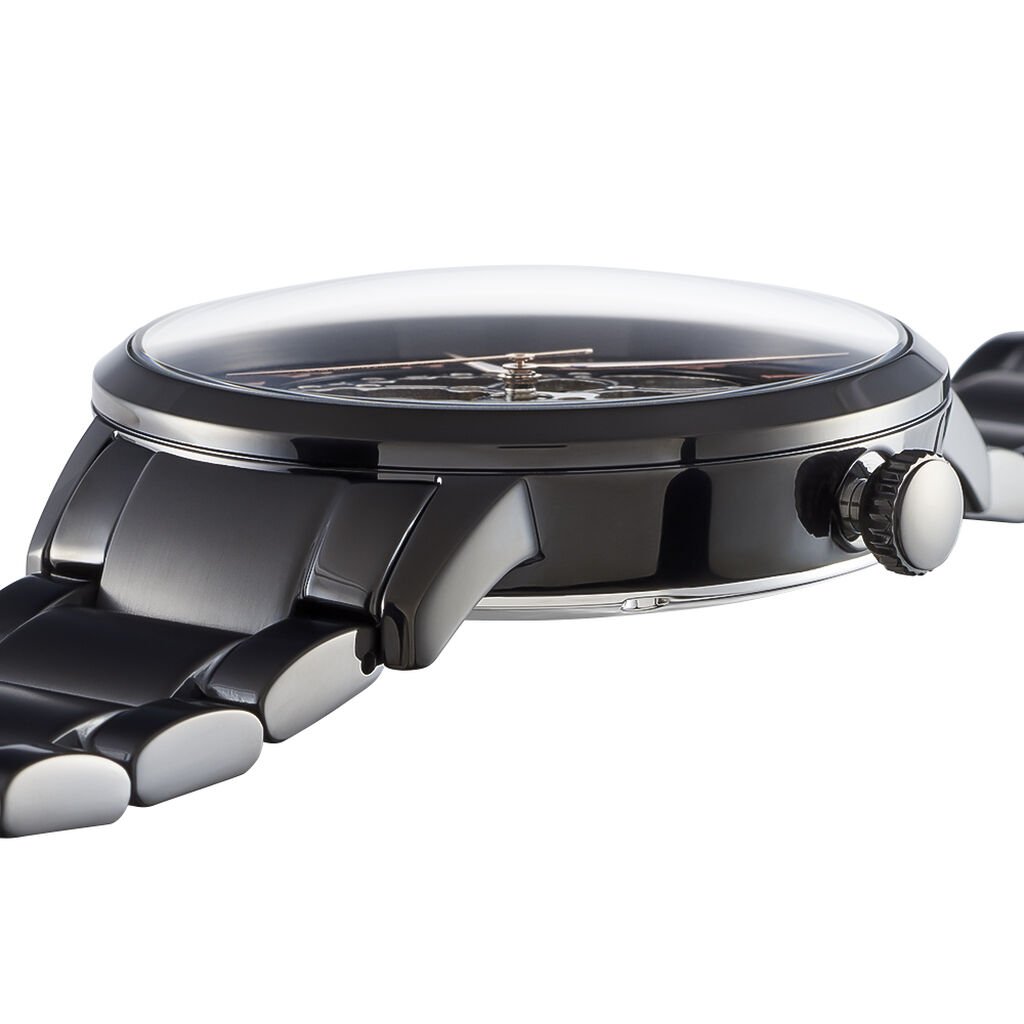Montre Lannier Collection Automatic Acier Noir