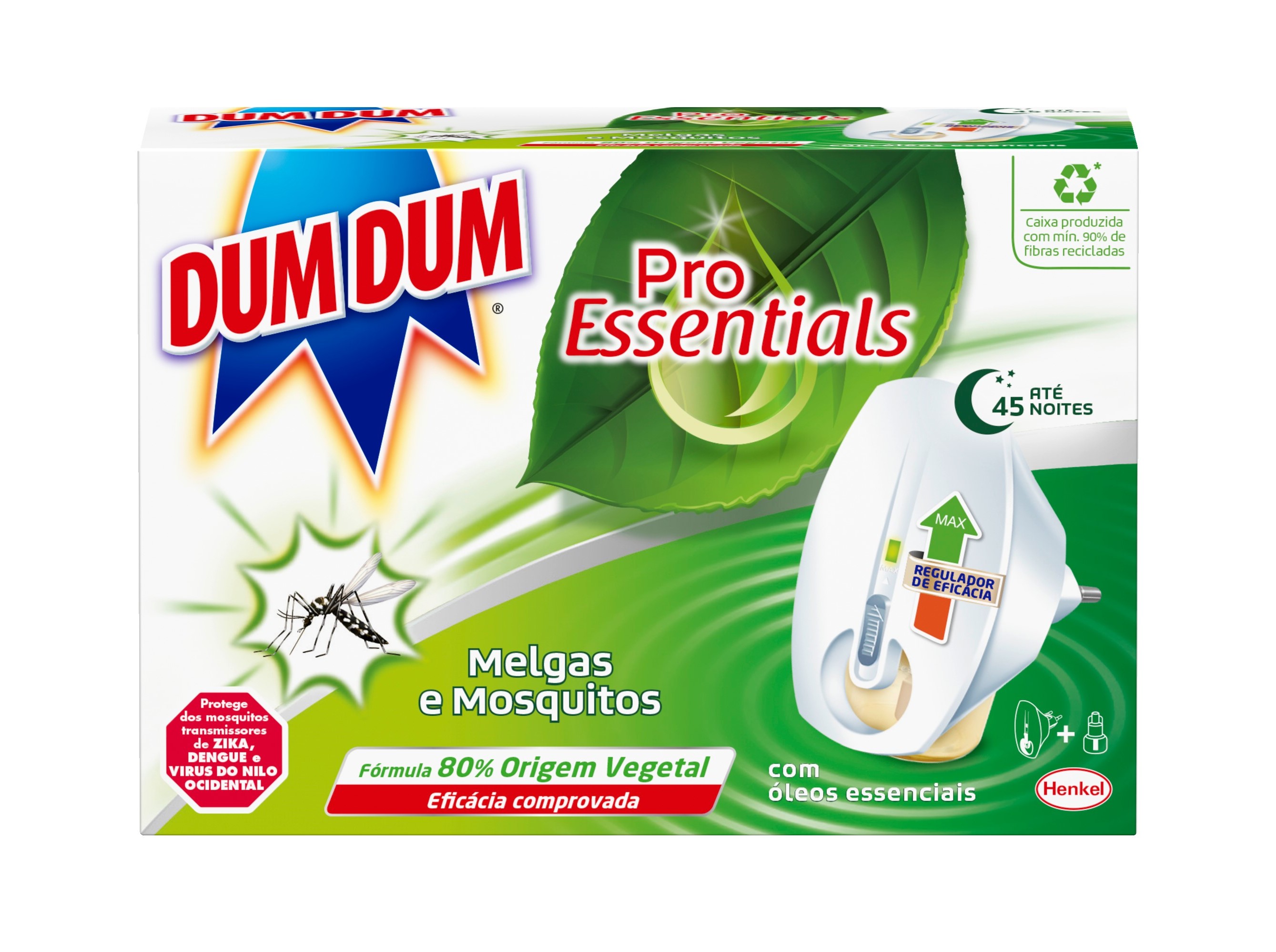 INSECTICIDA ELÉTRICO RECARGA DUM DUM PRO ESSENTIALS 45 NOITES