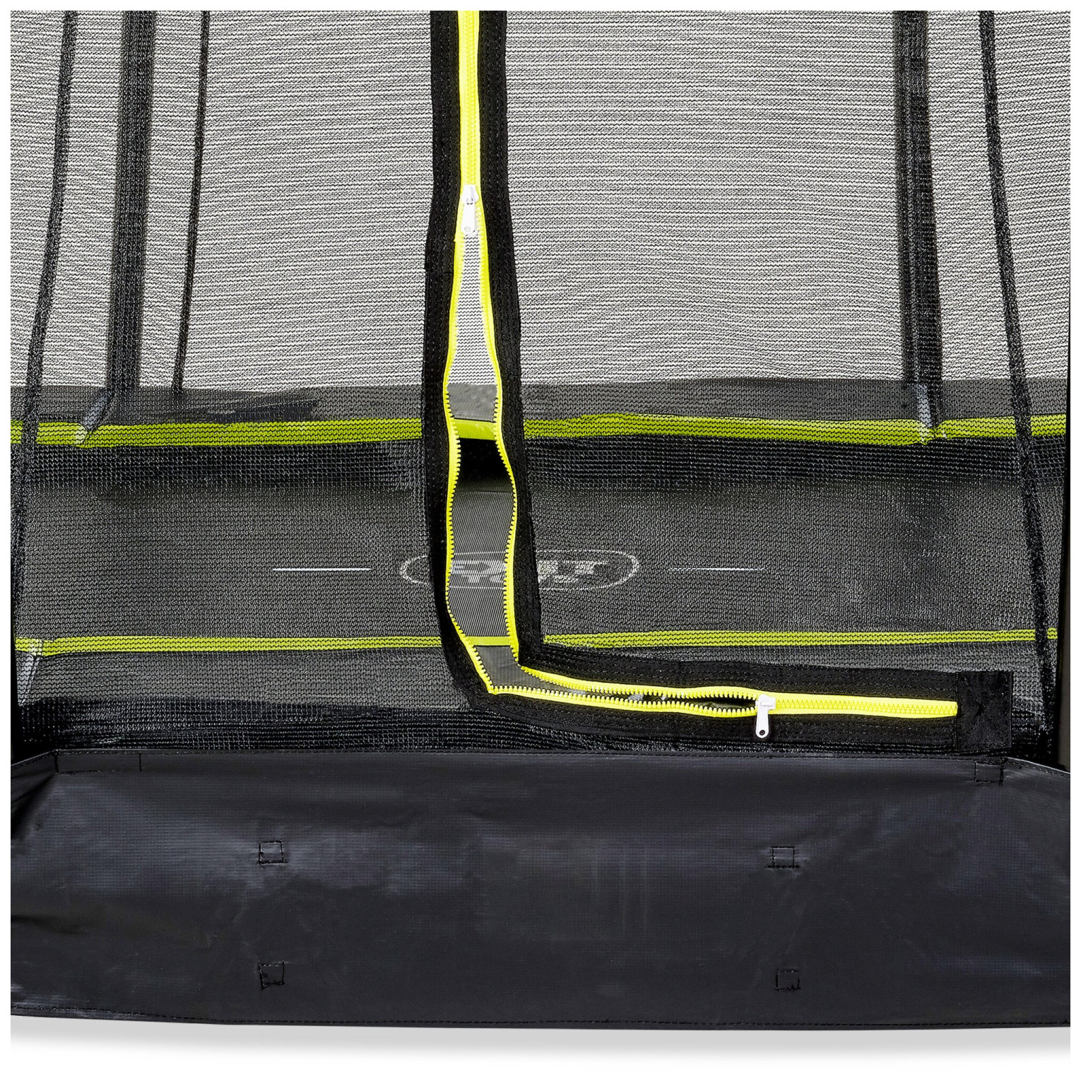 EXIT Silhouette inground trampoline 214x305cm met veiligheid