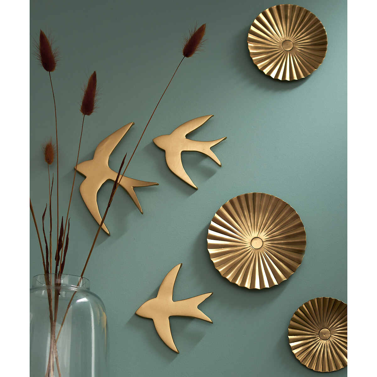 LA REDOUTE INTERIEURS<br>Conjunto de 3 decorações de parede de pássaros, Strakaza