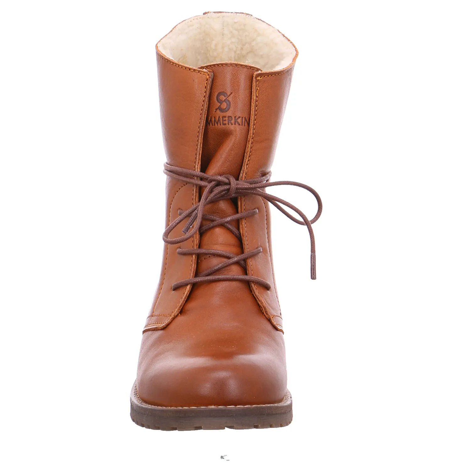 SCHUHENGEL Boot Cognac Leder