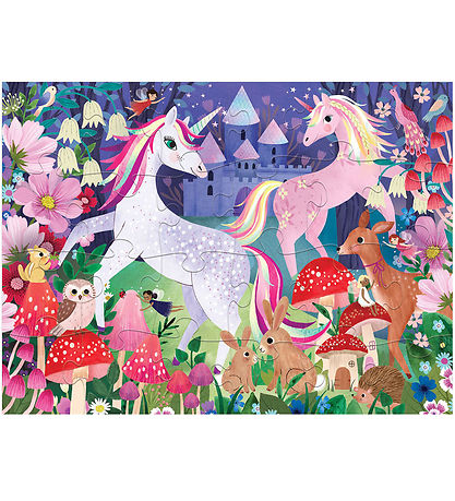 Crocodile Creek Puzzlespiel - 24 Teile - Unicorn Schloss