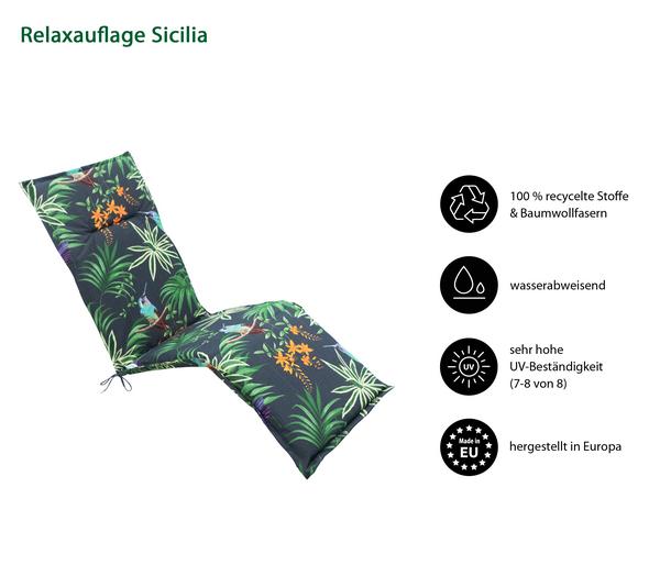 Dehner Relaxauflage Sicilia, ca. B50/H4/T168