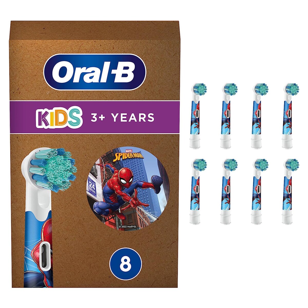 Oral-B EB10-8 Kids Spiderman Aufsteckbürsten 8er