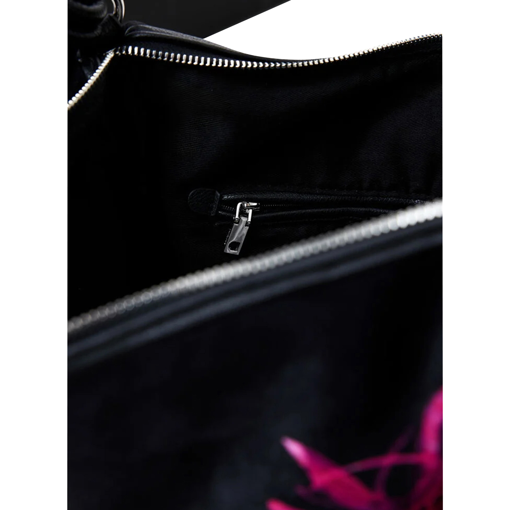 Sac bandoulière imprimé | Noir