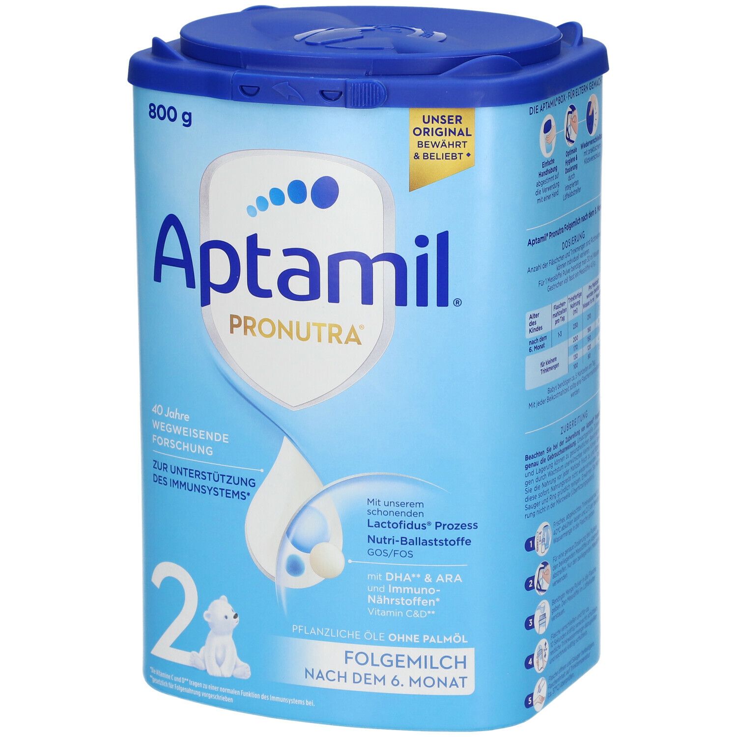 Aptamil® Pronutra 2 Folgemilch ab dem 6. Monat