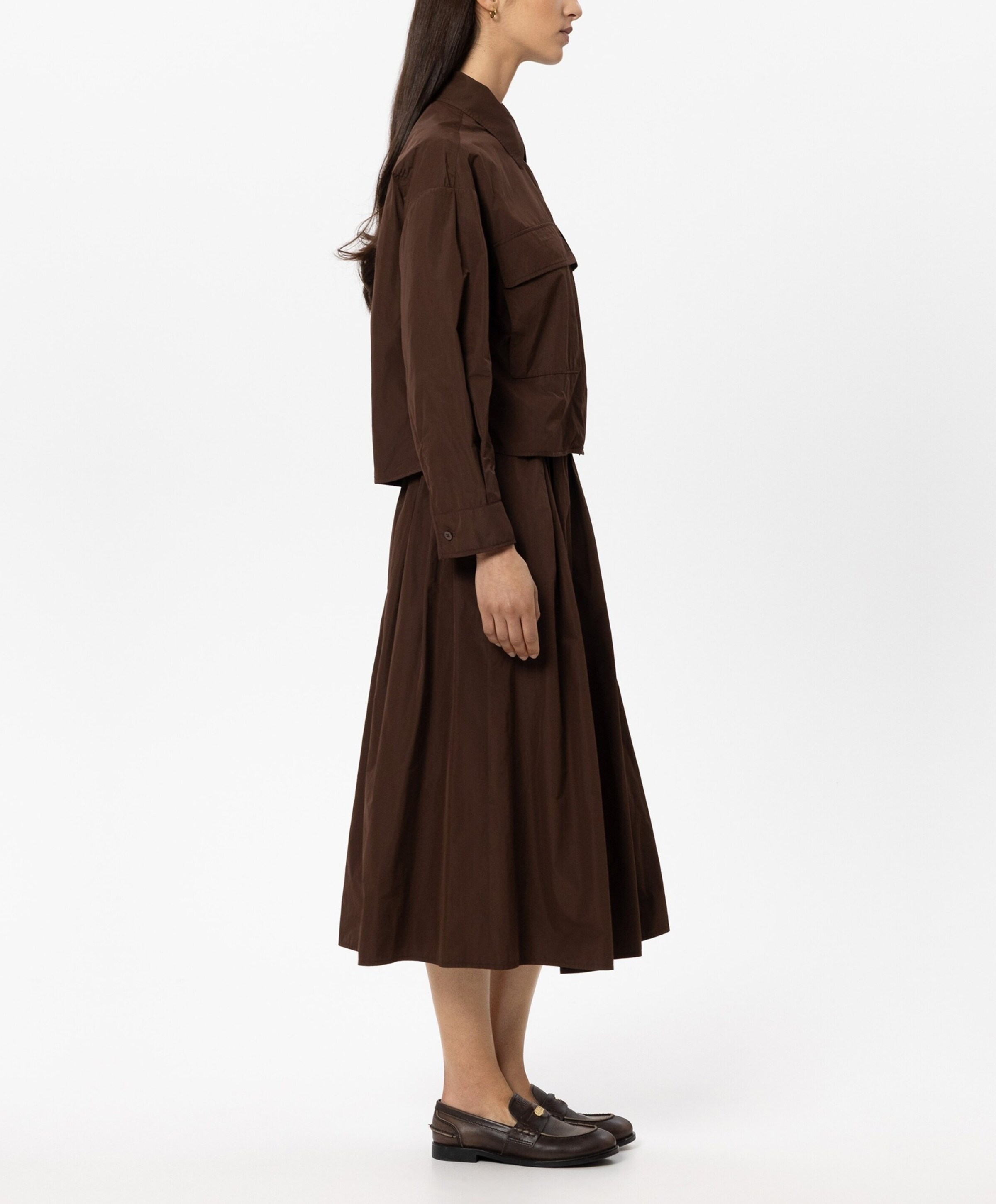 LUISA CERANO Dames blouse bruin