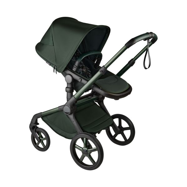 Bugaboo Fox 5 Kinderwagen 2-in-1 - Noir Essential Bundel - Midnight Green