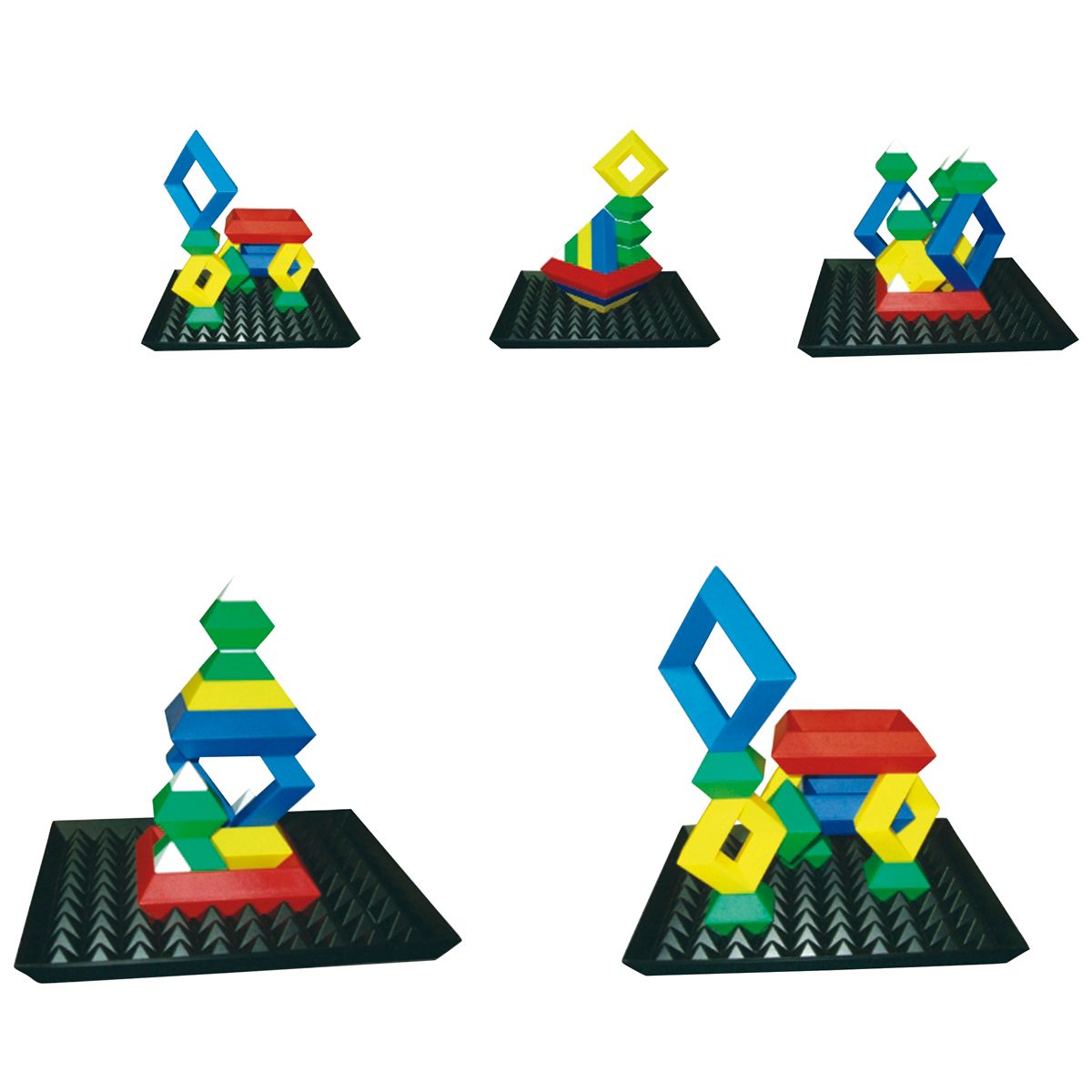 EDUPLAY Triangle Puzzle mit Base