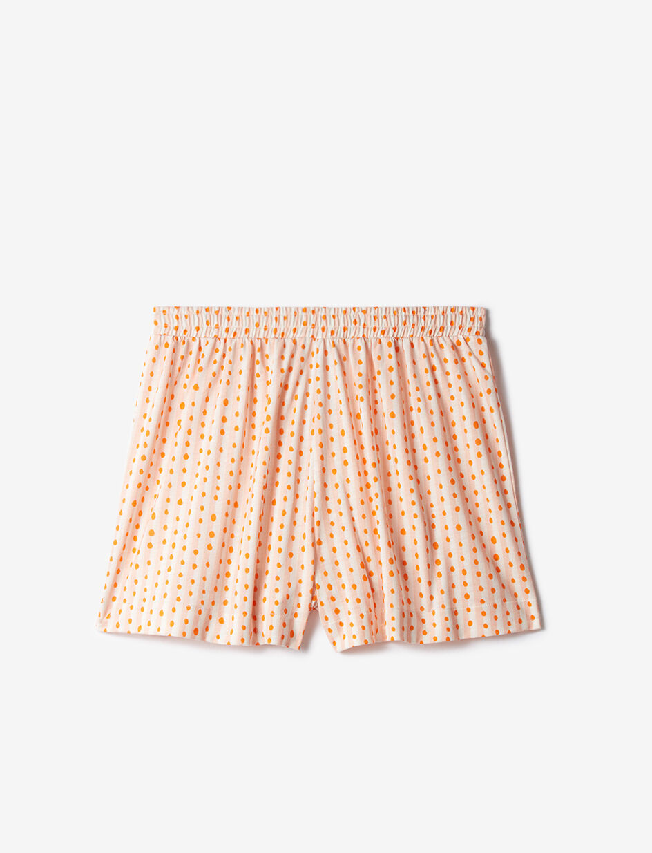 Short de pyjama - rayure neo stripes var orange vif