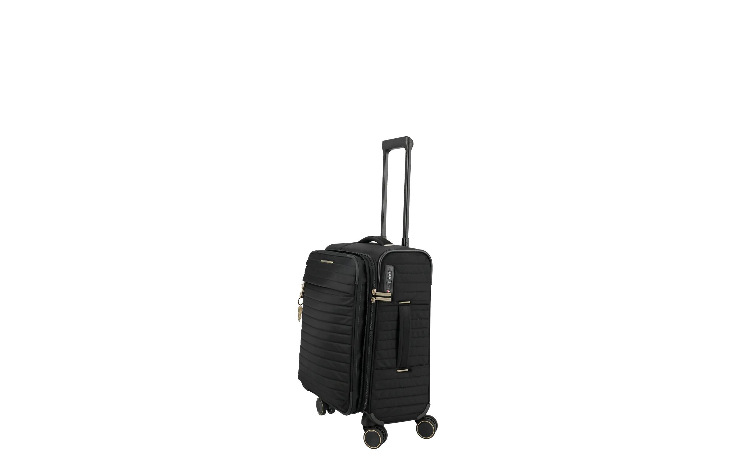 Barbara Stepp Trolley S erweiterbar, Schwarz<br>Reisekoffer