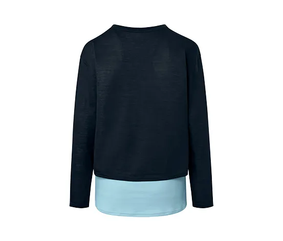 2-in-1-Langarm-Sportshirt