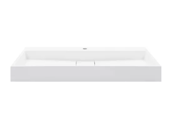 Lave-mains vasque lavabo à blanche 100 x 46 x 11 cm 02_0002635