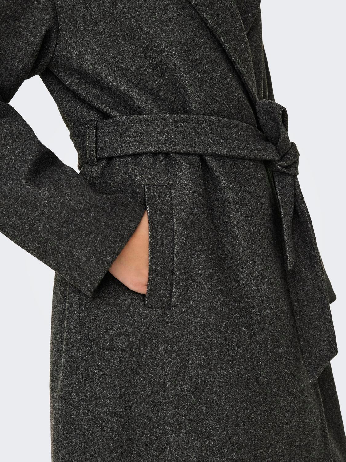 JDYVIOLA Mantel Dark Grey