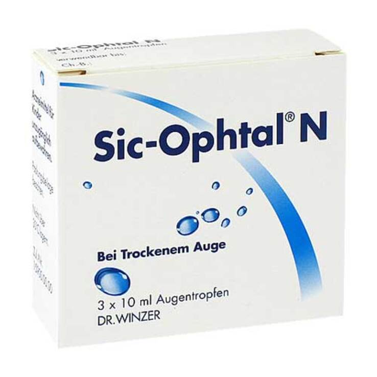 Sic Ophtal N Augentropfen, 3X10 ml