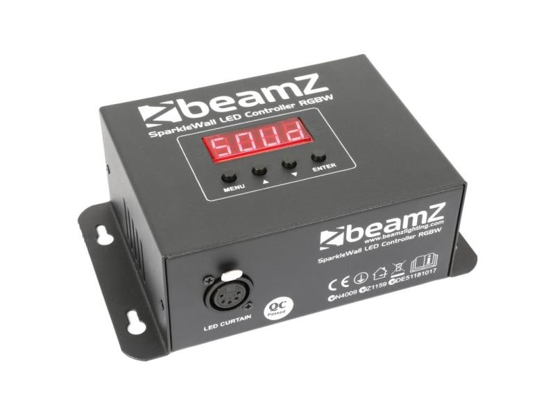 BeamZ Lichteffekt SparkleWall LED96 Coolwhite 3x2m LED-Sternentuch kann an einem Traversen- oder DJ-Pult montiert werden