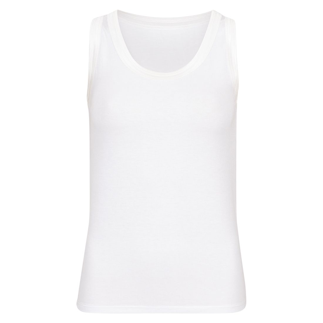 Singlet med satengbånd