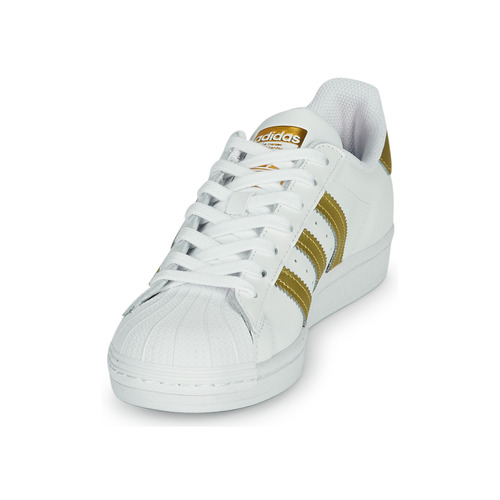 adidas Originals - SUPERSTAR W - Blanc / Doré
