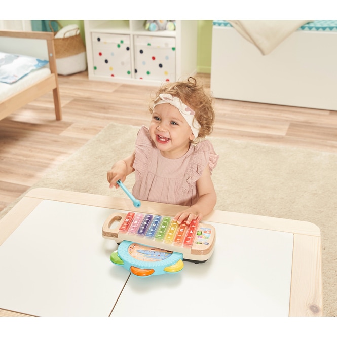 VTech - Interaktives Holz-Xylofon mit Tamburin