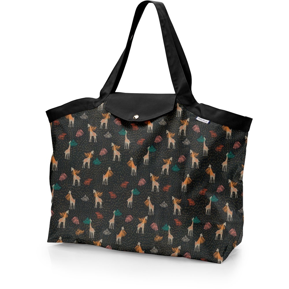 Grand Sac Cabas En Tissu Palma Girafe