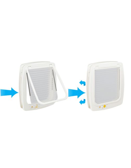 Ferplast Dierenluik Swing Wit - Kattenluik