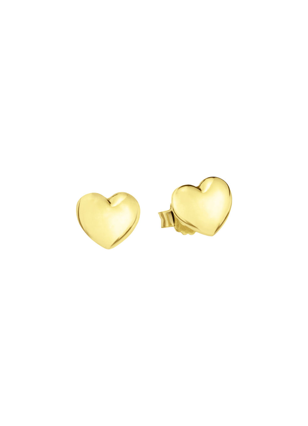 Zeitlos elegante Herz-Ohrstecker aus Silber 925/- fein