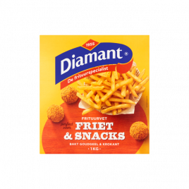 Diamant Vast frituurvet friet en snacks 4-pack