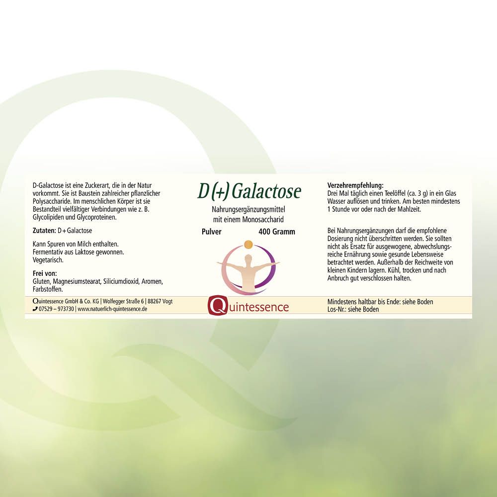 D (+) Galactose von Quintessence