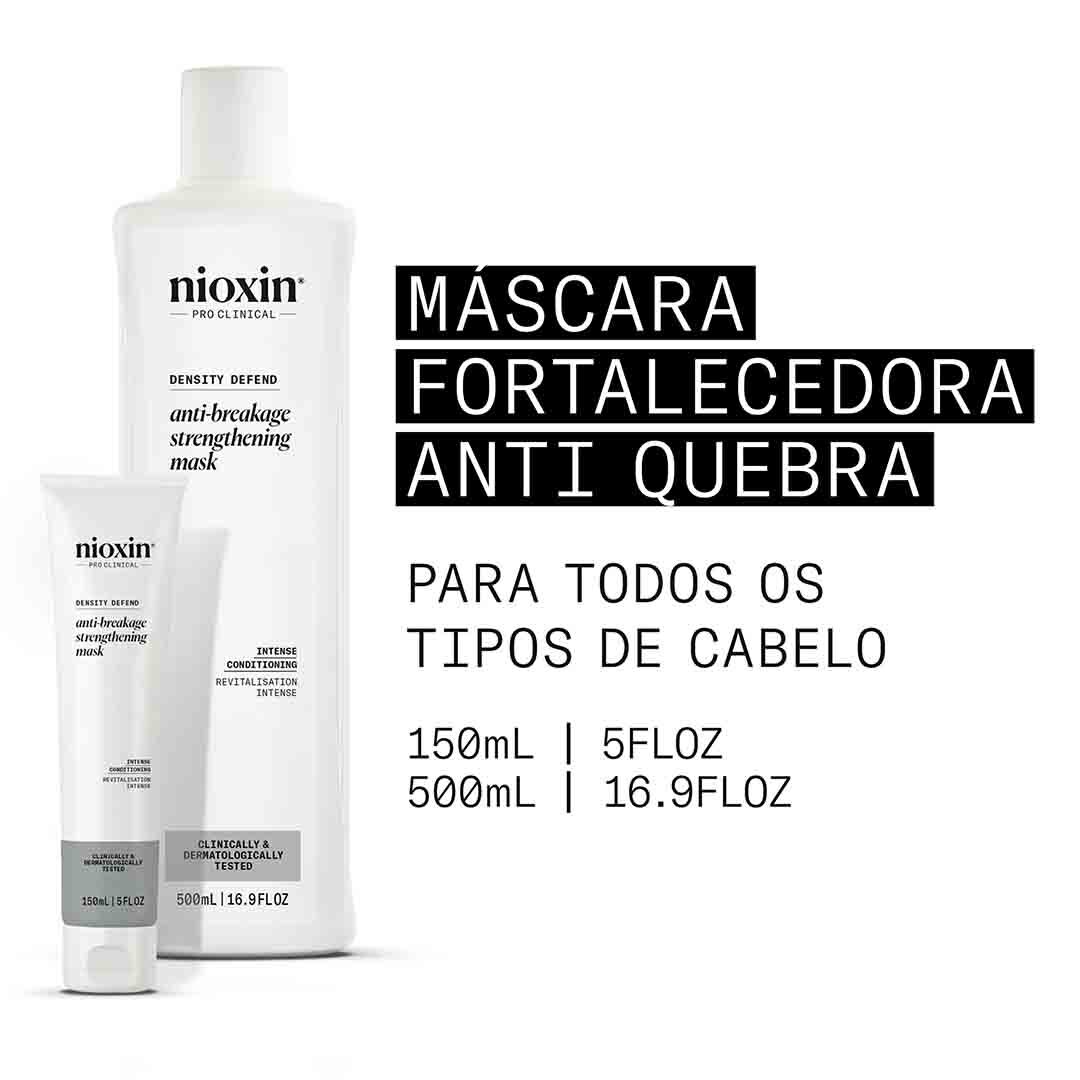 Nioxin Intensivos Density Defend - Máscara Anti-Quebra e Fortalecedora - 500ml