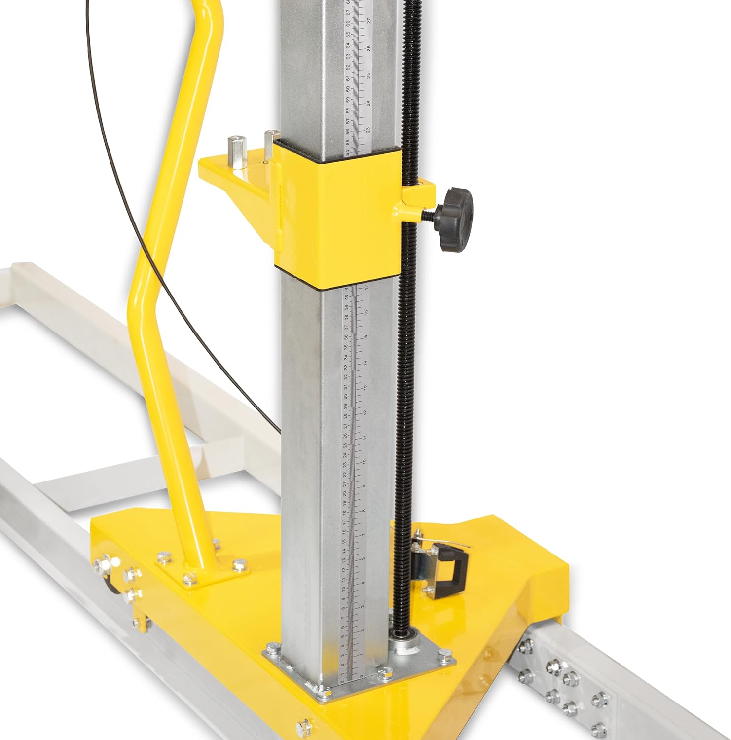 BAMATO mobiles Anbausägewerk BCSW-400 | 3m Länge | Höhenverstellung | Schnittdurchmesser bis 400mm | Kettensägenmühle Kettensägenhalterung Mobiles Sägewerk Blockbandsägewerk