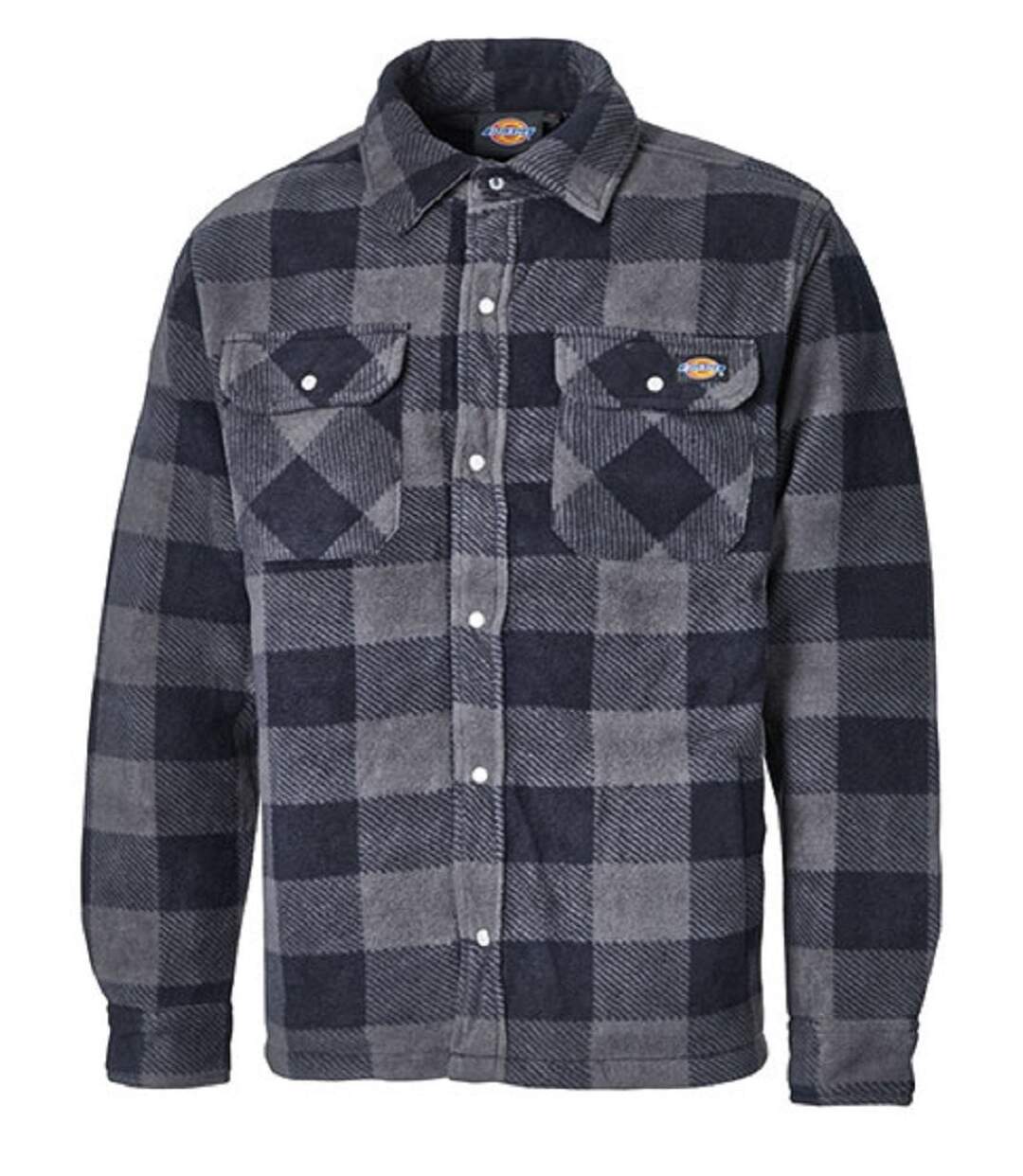Surchemise à carreaux polaire - Dickies - PORTLAND DK0A4XTA - bleu marine et gris
