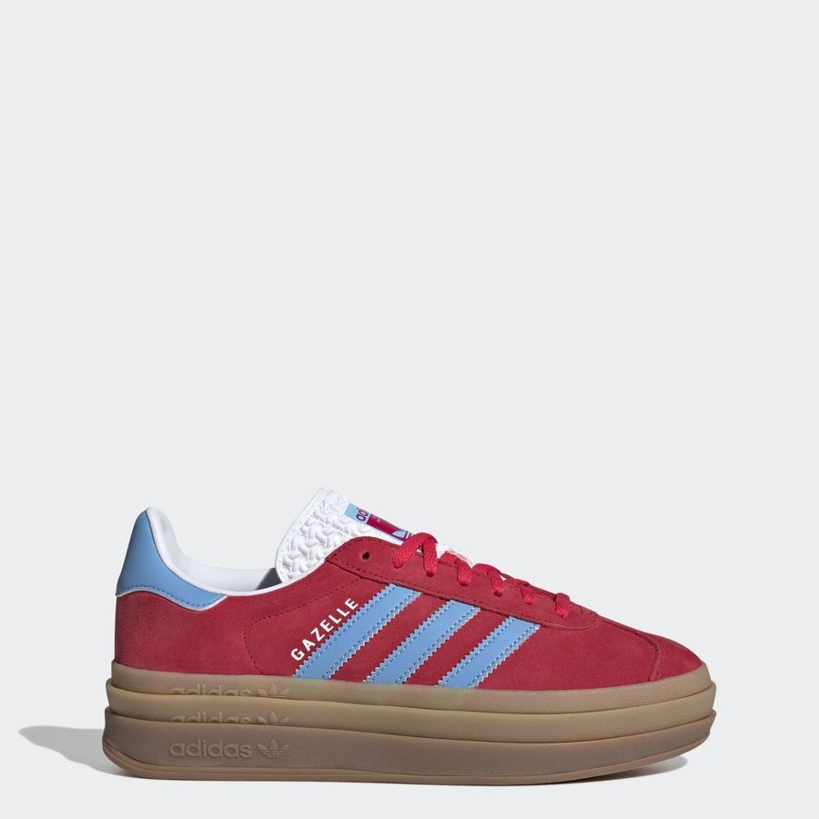 adidas Original Gazelle Bold Chaussures - Rouge/Bleu Femme