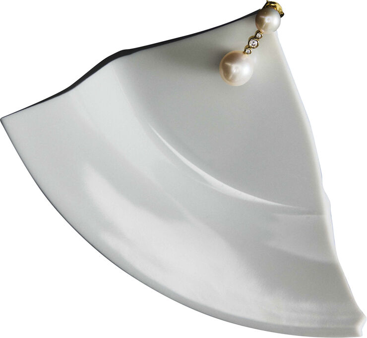 Ragbag Studio Odile Pearl Earrings 18k gold plating