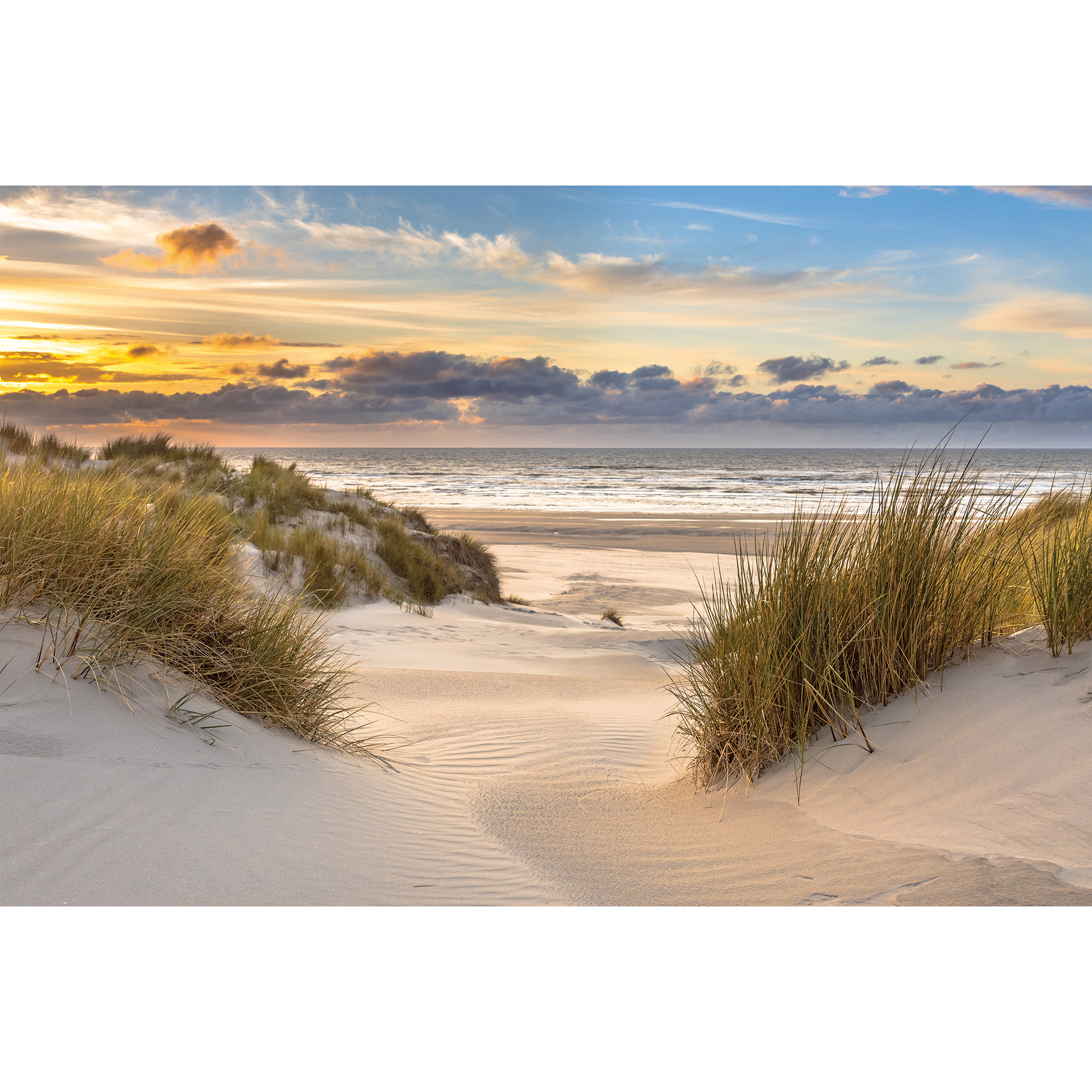 Keilrahmenbild STRANDLANDSCHAFT - 118x78 cm