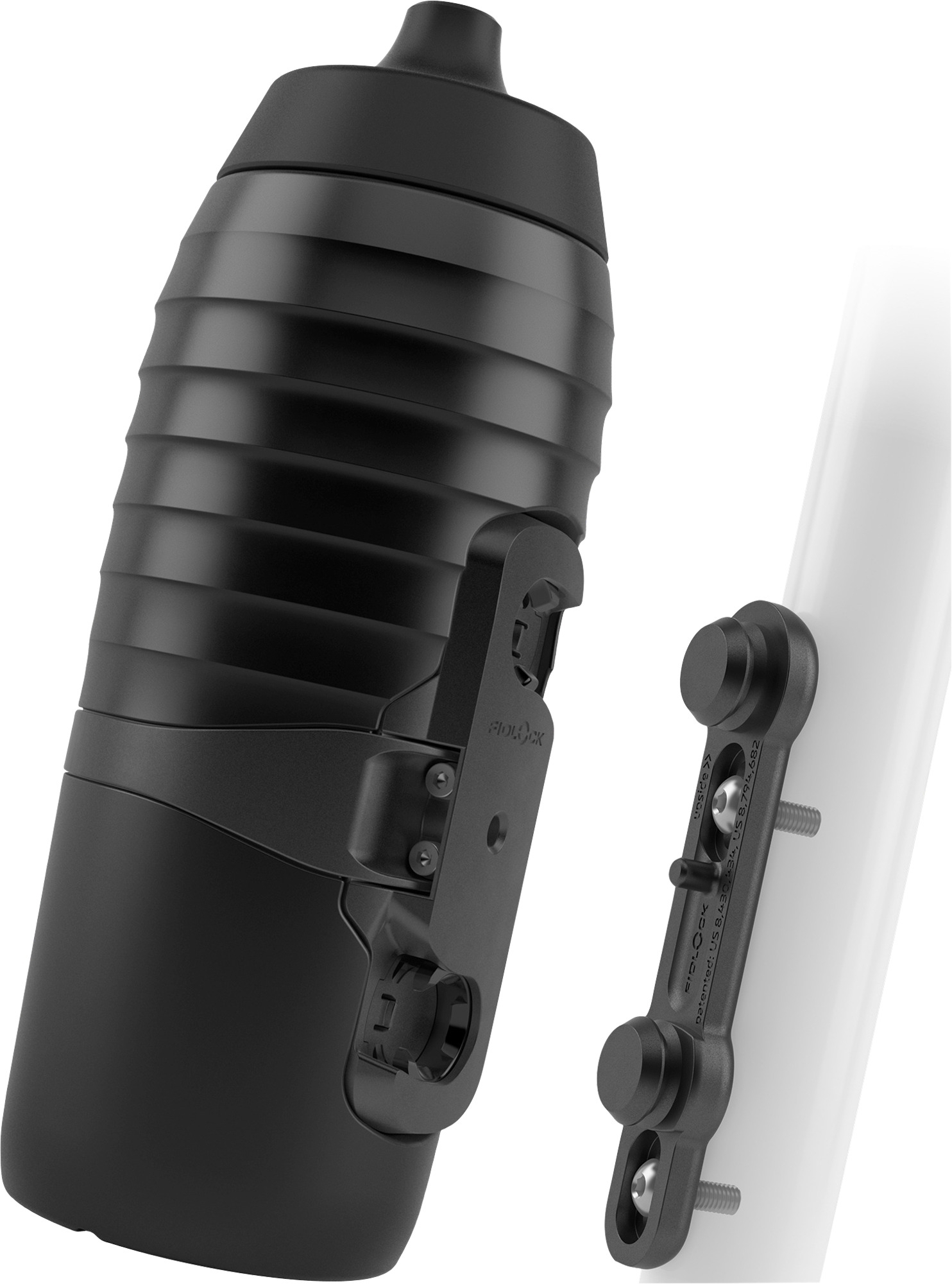 Fidlock Twist x Keego Trinkflasche aus elastischem Titan mit magnet mechanischem Flaschenhaltersystem 600 ml