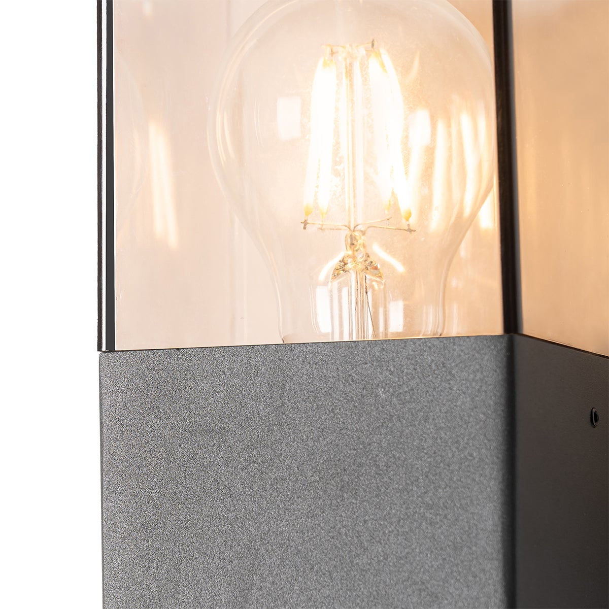 Moderne buitenwandlamp, donkergrijs, IP44 - Denemarken