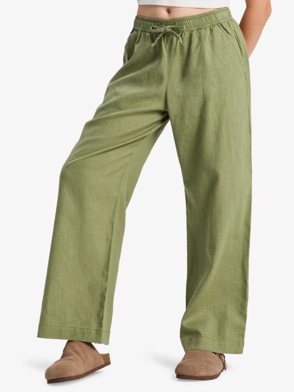 Lekeitio Break Pantalon à taille élastique Vert Filles 4-16 ans