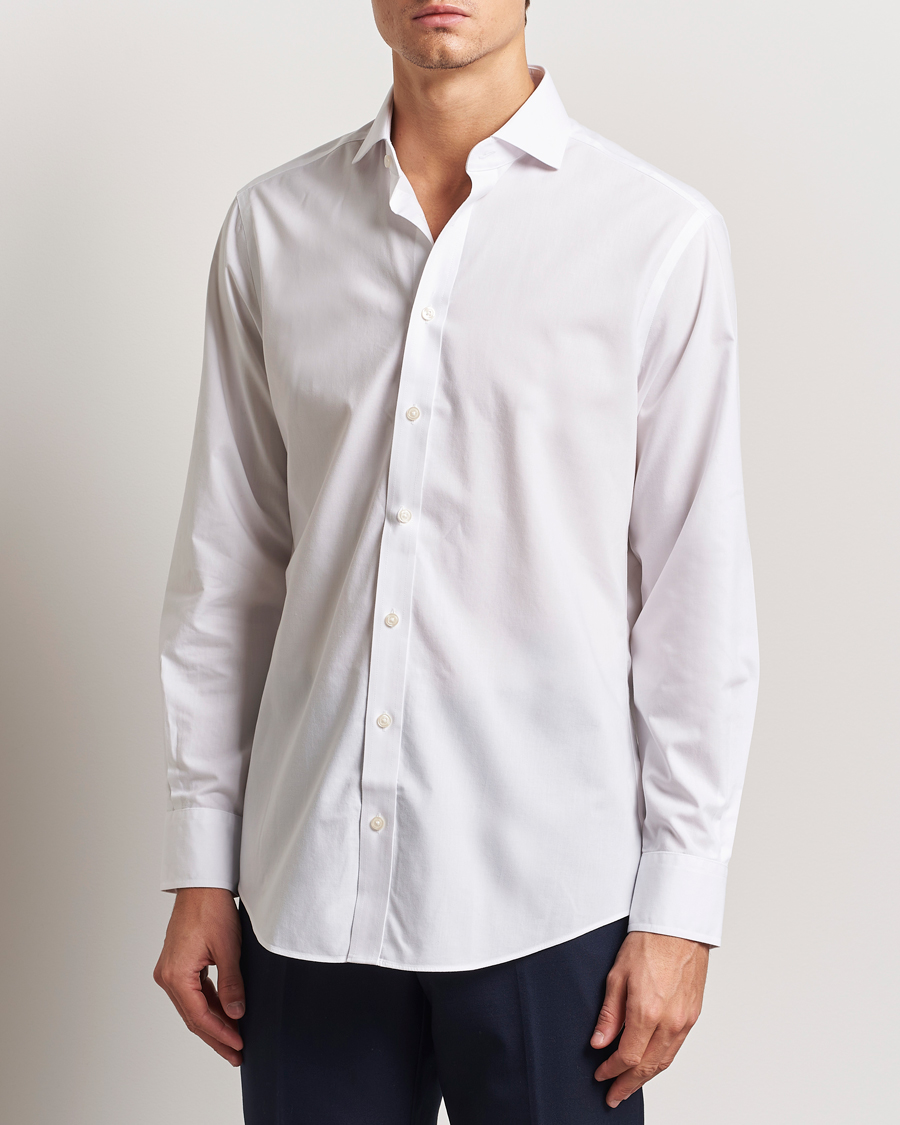 Charles Tyrwhitt Slim Fit Non Iron Poplin Cut Away Shirt White