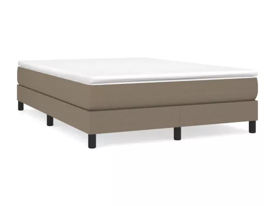 Sommier à lattes de lit Taupe 140x190 cm Tissu