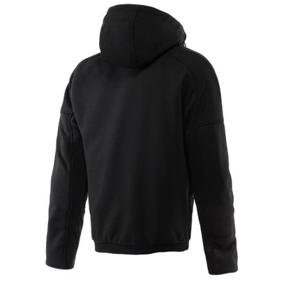 Sweat moto Dainese BOVISA SAFETY - Noir / Blanc
