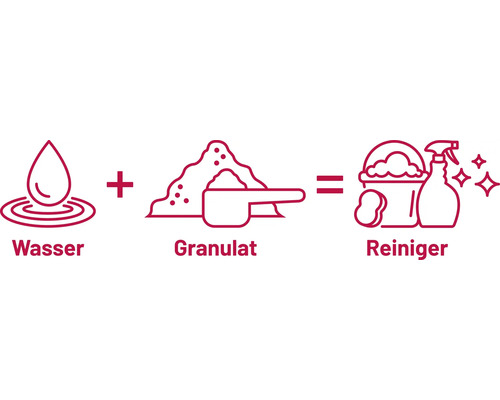RAKKUUN Badkamerreiniger & Kalkaanslagverwijderaar Reinigingskorrels 200 g voor 14 l reiniger