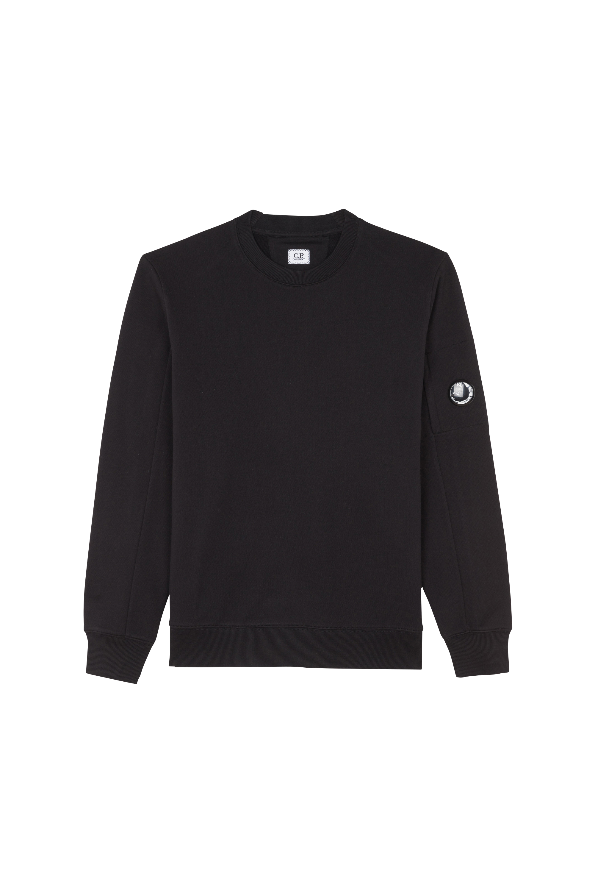 C.P. COMPANY Sweatshirt DIAGONAL RAISED FLEECE LENS SWEATSHIRT Noir