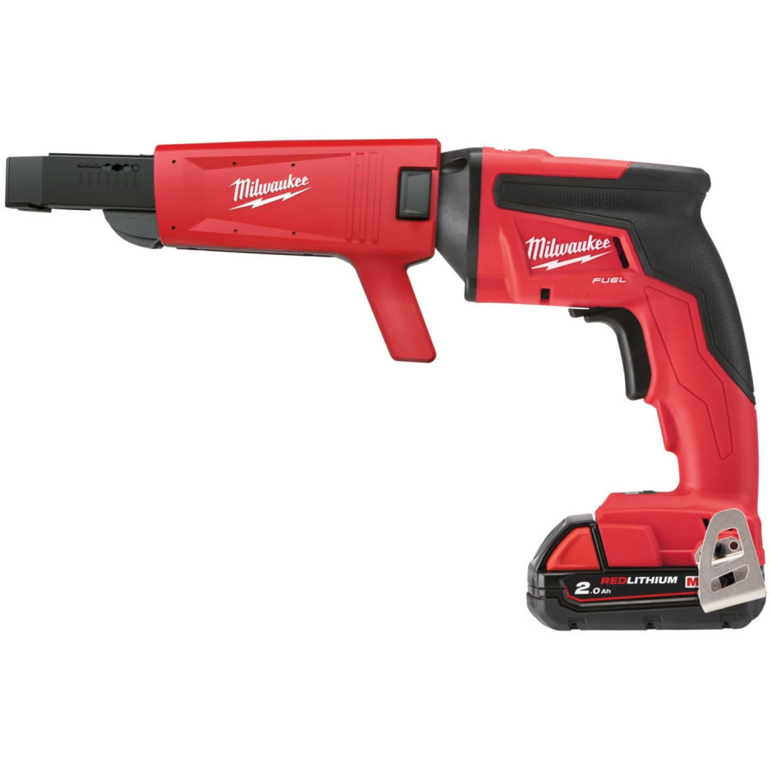 Milwaukee M18 FSGC-202X 18V Li-Ion accu Gipsschroefmachine / Bandschroefmachine set (2x 2,0Ah) in HD Box - koolborstelloos