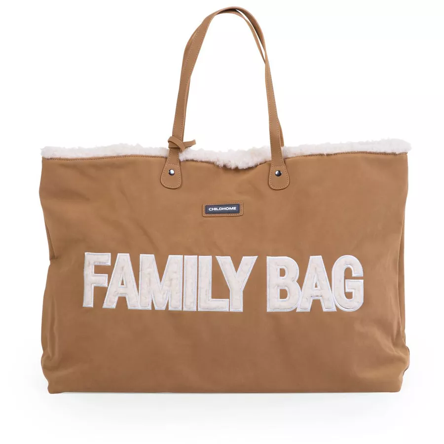 CHILDHOME Family Bag Velours braun