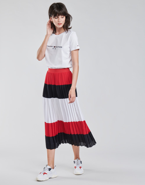 Tommy Hilfiger - HERITAGE HILFIGER CNK RG TEE - Blanc