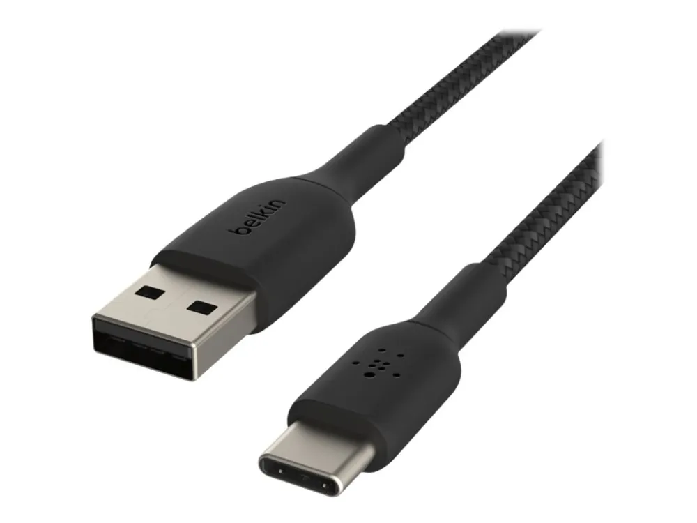 Belkin BoostCharge - USB-kabel - 24 pin USB-C (han) til USB (han) - 1 m - sort