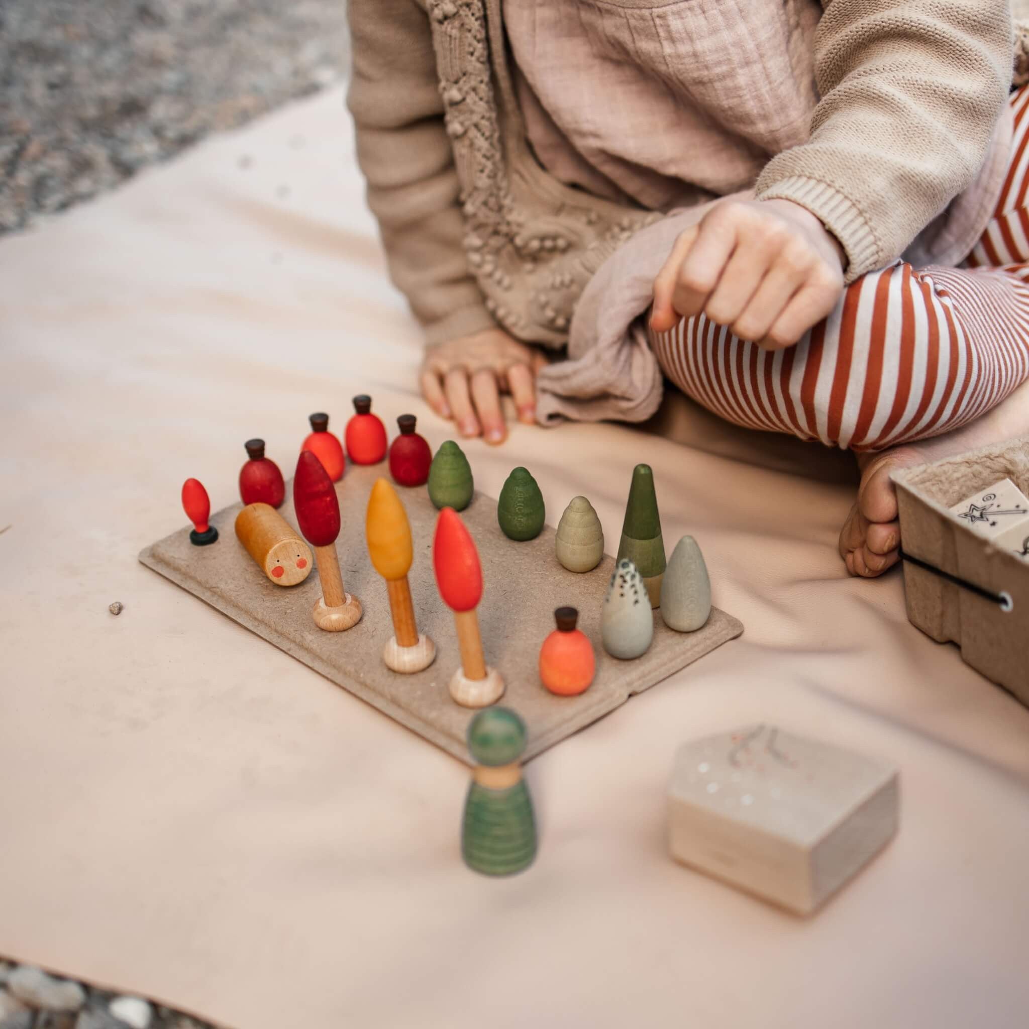 Picknick- und Spielmatte XL beige Gallivant Rechteckige