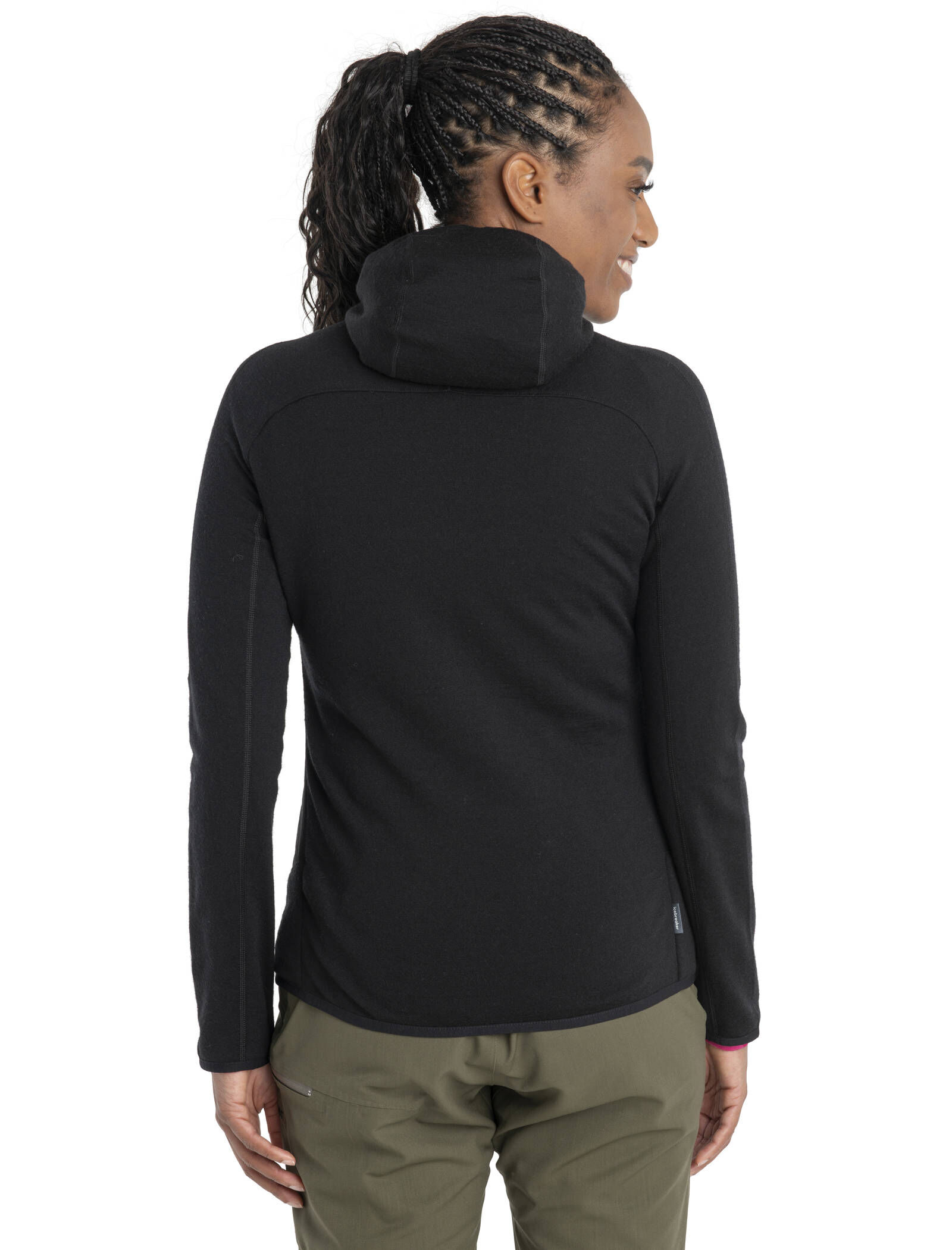 Icebreaker| Damen Wolljacke QUANTUM HYBRID LS ZIP HOODIE