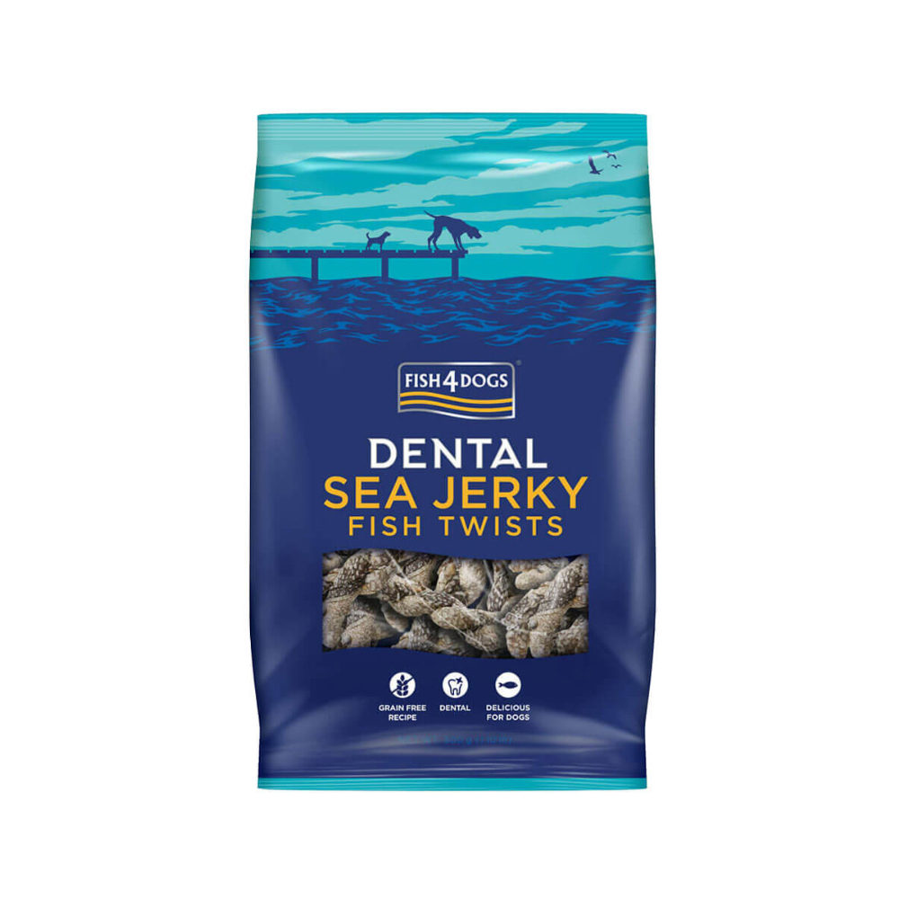 Fish4Dogs Dental - Sea Jerky Fish Twists